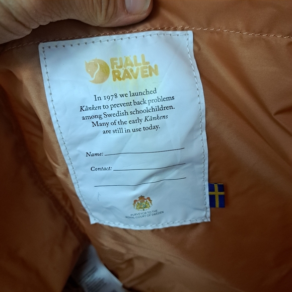 Fjallraven Kånken Peach Sand Classic Backpack - Picture 11 of 16